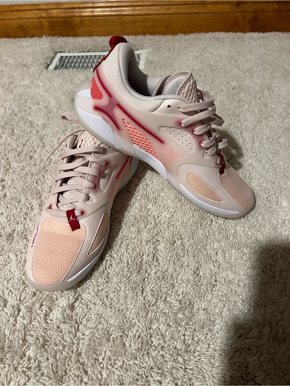 Women’s sz 13 Air Jordan Pink Peach Athletic Sneakers